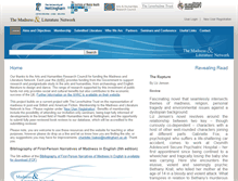 Tablet Screenshot of madnessandliterature.org